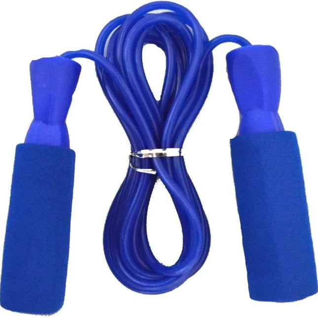 Cuerda ADX Cardio para Saltar | Mangos de Neopreno con Baleros | 2.5 m | Color Azul